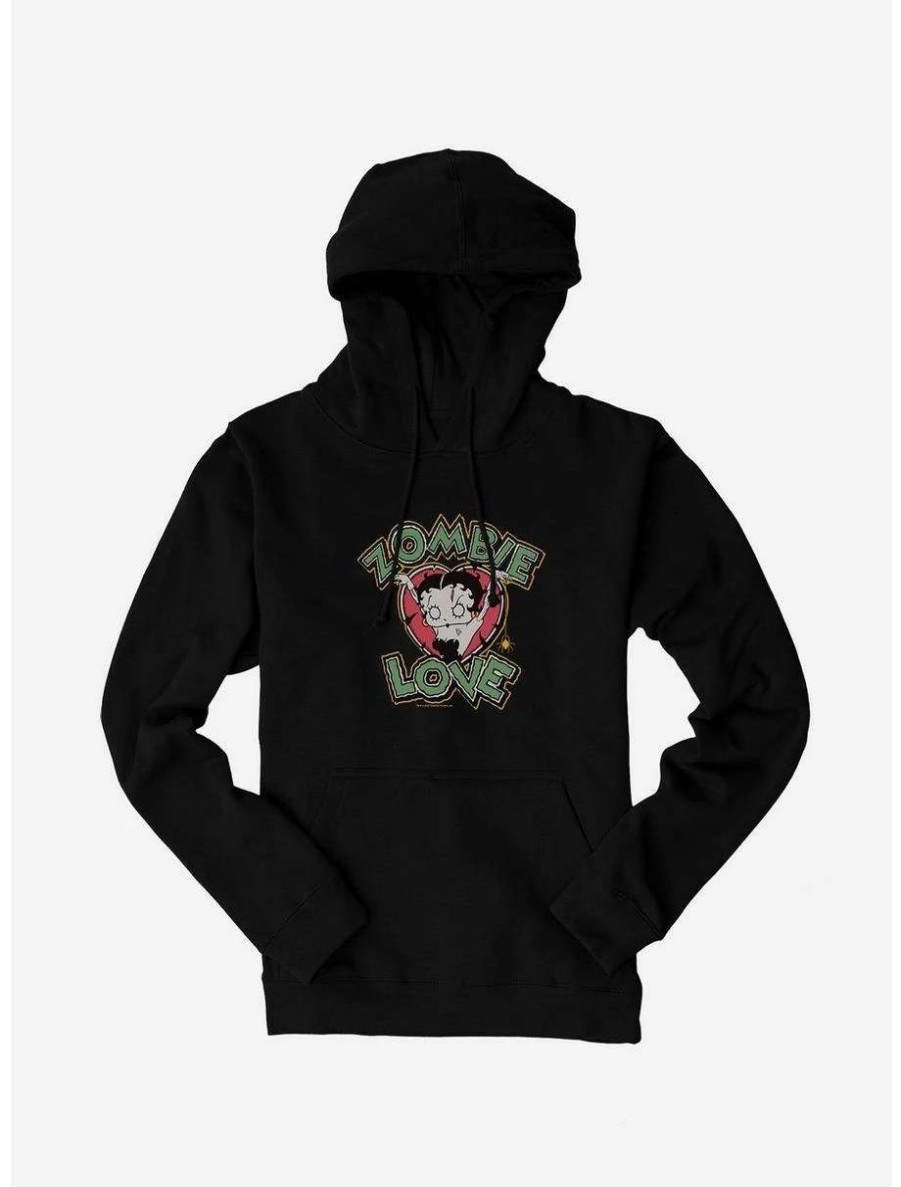 Cartoons * | Cartoons Betty Boop Love Logo Hoodie