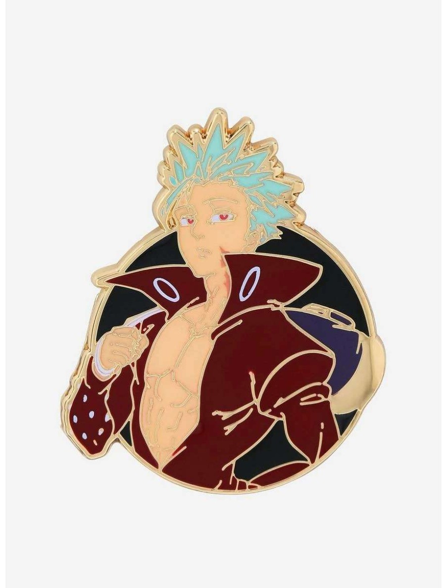 Anime * | Anime The Seven Deadly Sins Ban Circle Portrait Enamel Pin Boxlunch Exclusive