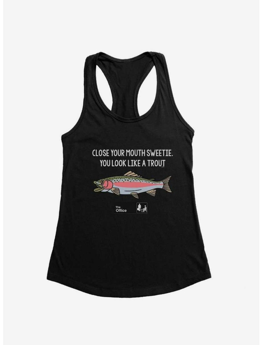 Comedy * | Comedy The Office Close Your Mouth Sweetie. Womens Tank Top