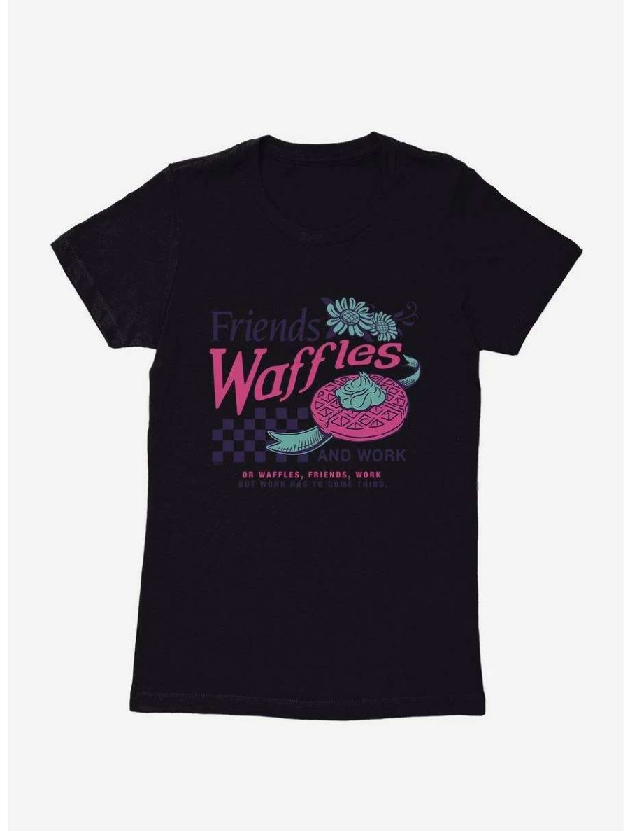 Comedy * | Comedy Parks And Recreation Friends Waffles Work Womens T-Shirt