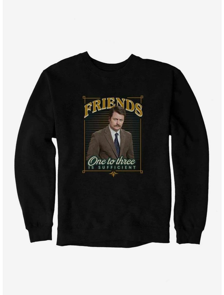 Comedy * | Comedy Parks And Recreation Sufficient Friends Sweatshirt