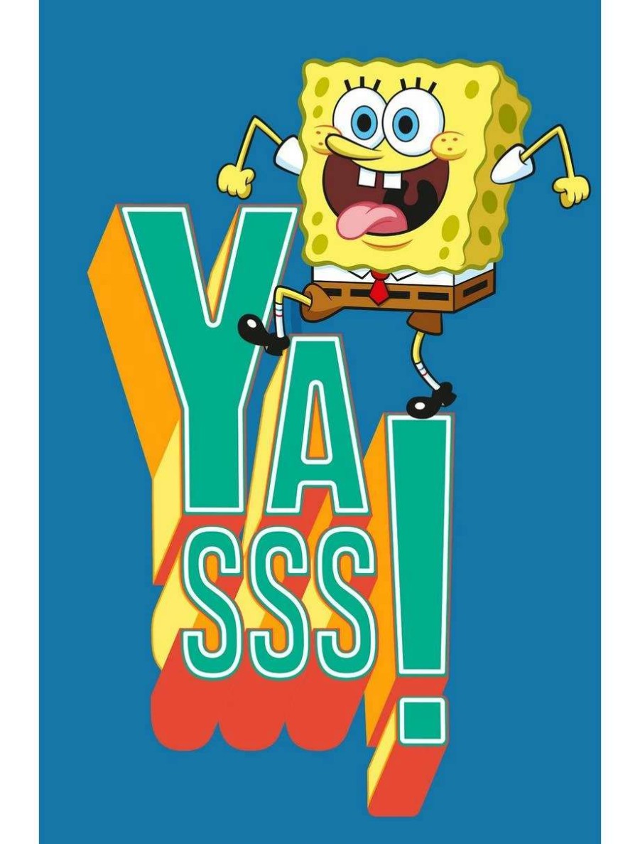 Cartoons * | Cartoons Spongebob Squarepants Yasss! Poster