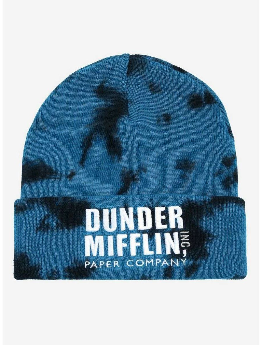 Comedy * | Comedy The Office Dunder Mifflin Tie-Dye Cuff Beanie Boxlunch Exclusive