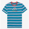 Anime * | Anime Studio Ghibli Ponyo Portrait Embroidered Striped T-Shirt Boxlunch Exclusive