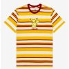 Anime * | Anime Pokemon Pikachu Striped T-Shirt Boxlunch Exclusive