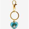 Anime * | Anime Sailor Moon Sailor Mercury Heart Charm Keychain Boxlunch Exclusive