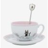 Anime * | Anime Studio Ghibli Kiki'S Delivery Service Jiji Teacup & Spoon Set Boxlunch Exclusive