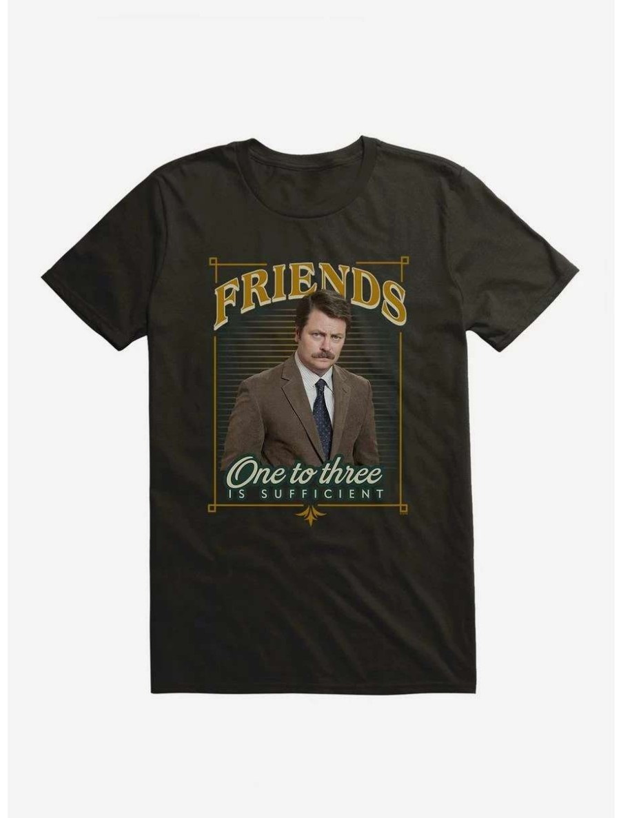 Comedy * | Comedy Parks And Recreation Sufficient Friends T-Shirt