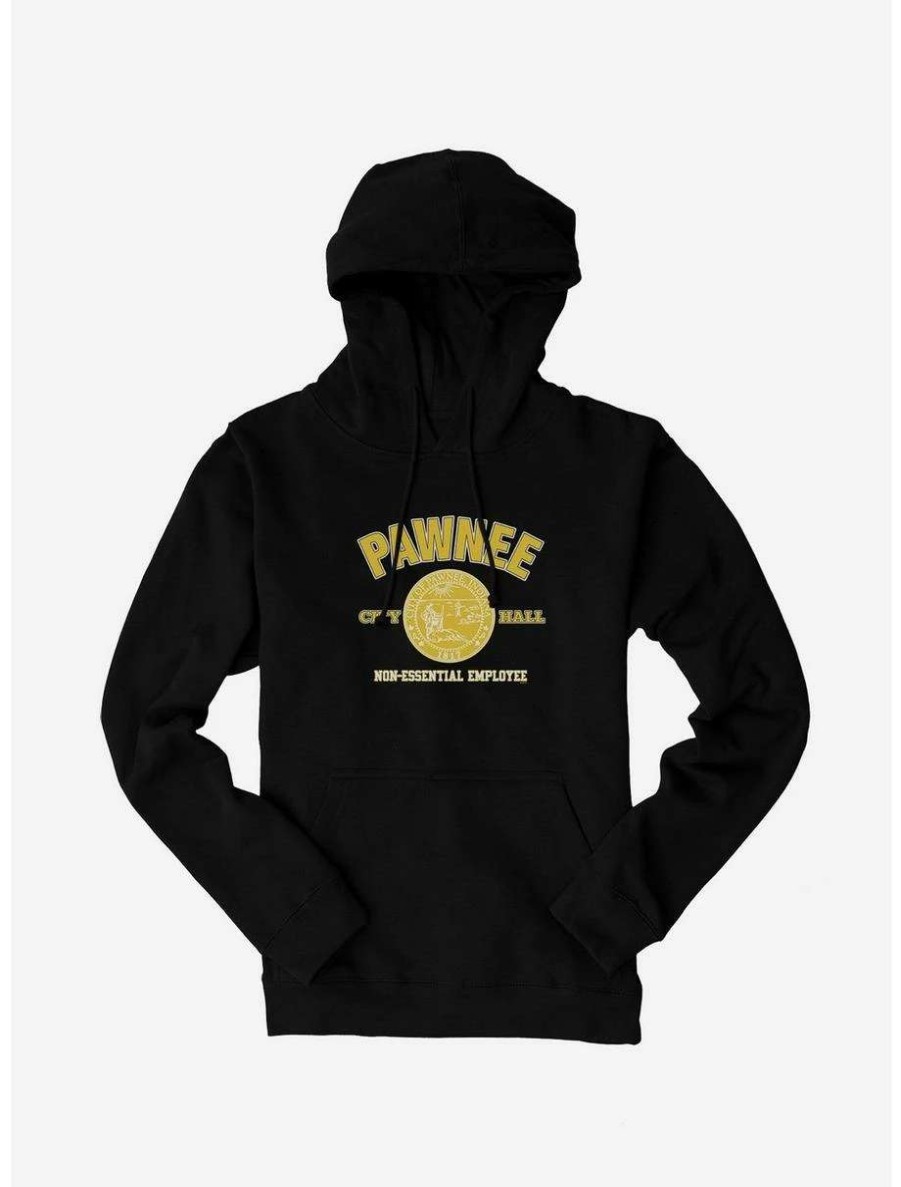 Comedy * | Comedy Parks And Recreation Pawnee Non-Essential Employee Hoodie