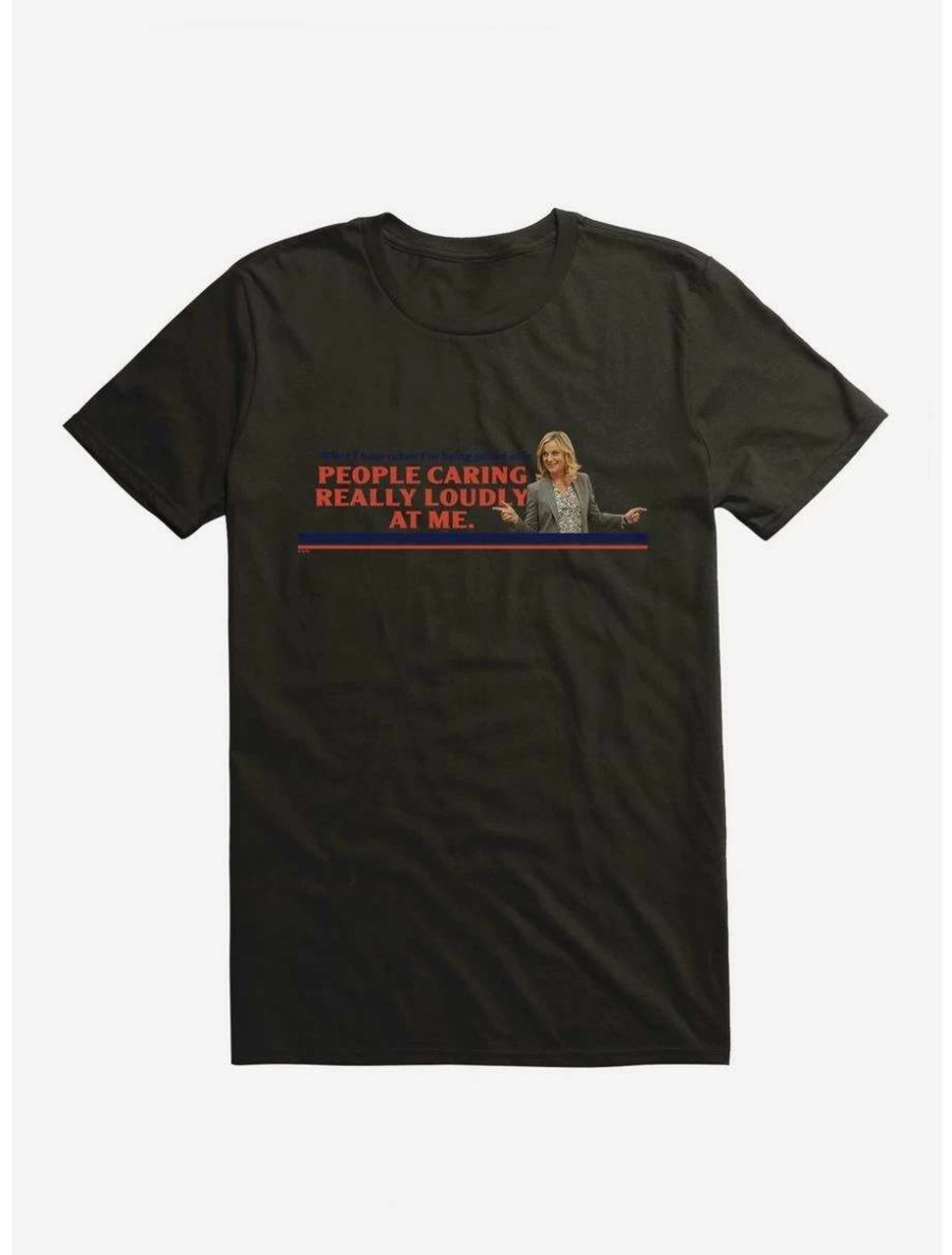 Comedy * | Comedy Parks And Recreation People Caring Loudly T-Shirt