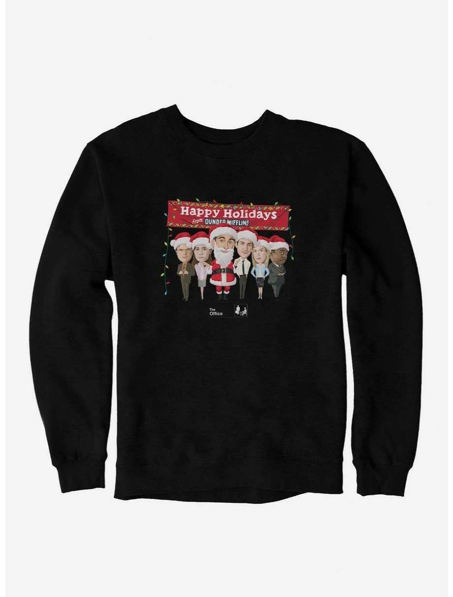 Comedy * | Comedy The Office Happy Holidays Sweatshirt