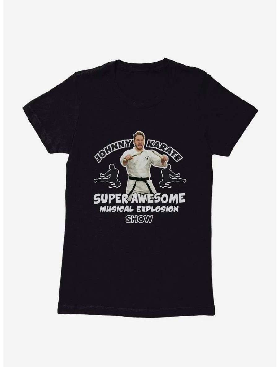 Comedy * | Comedy Parks And Recreation Johnny Karate Womens T-Shirt