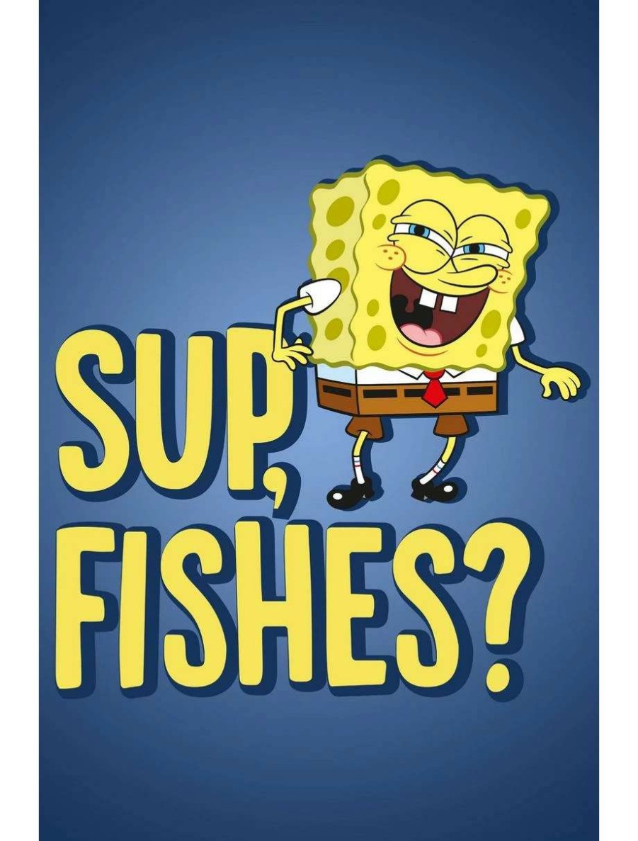 Cartoons * | Cartoons Spongebob Squarepants Sup, Fishes? Poster