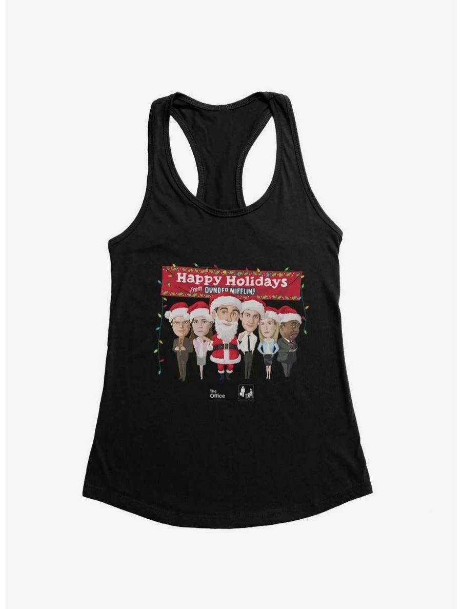 Comedy * | Comedy The Office Happy Holidays Womens Tank Top