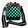 Anime * | Anime Demon Slayer: Kimetsu No Yaiba Tanjiro Crossbody Bucket Bag Boxlunch Exclusive