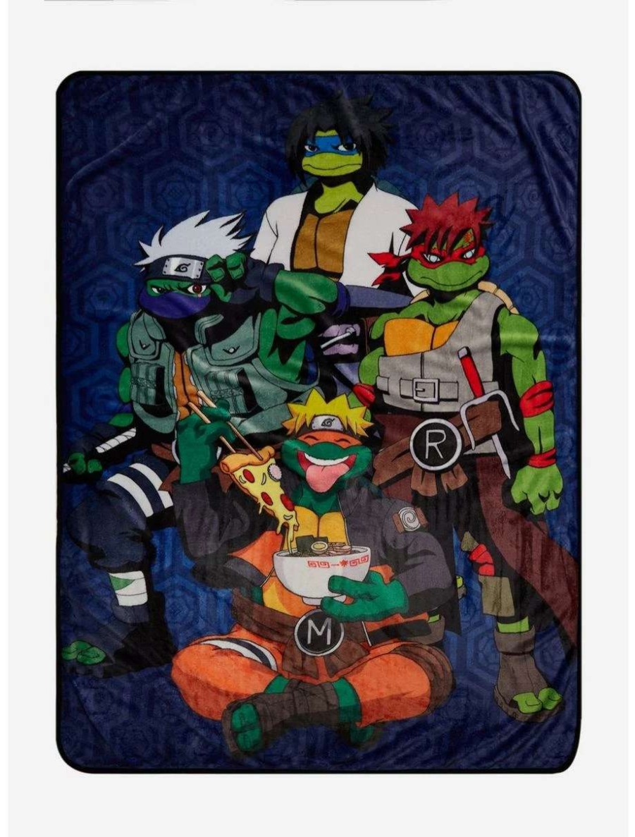 Anime * | Anime Teenage Mutant Ninja Turtles X Naruto Throw Boxlunch Exclusive