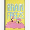 Cartoons * | Cartoons Spongebob Squarepants Brain Freeze Framed Poster