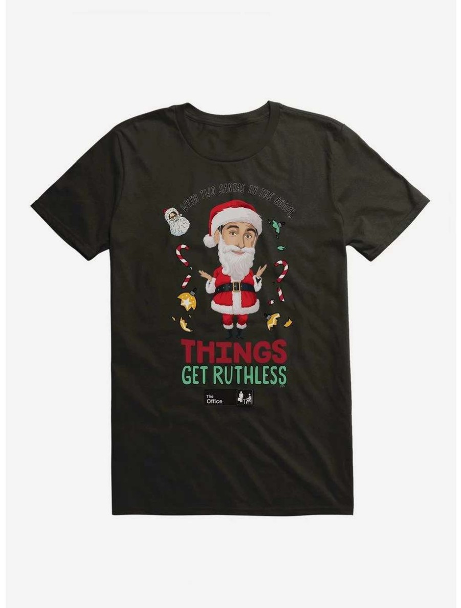 Comedy * | Comedy The Office Two Santas T-Shirt