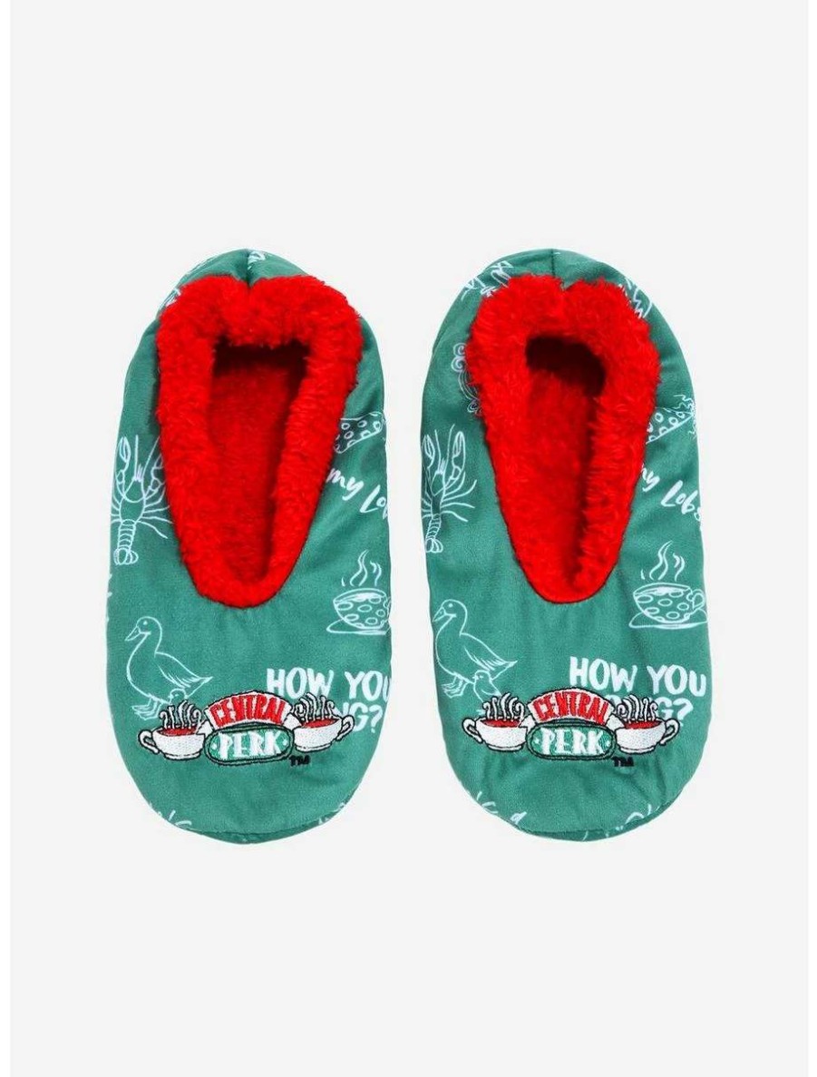 Comedy * | Comedy Friends Central Perk Logo Slipper Socks Boxlunch Exclusive