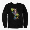 Cartoons * | Cartoons Betty Boop Usa Rainbow Heart And Stars Sweatshirt