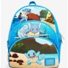 Anime * | Anime Loungefly Pokemon Squirtle Evolutions Mini Backpack