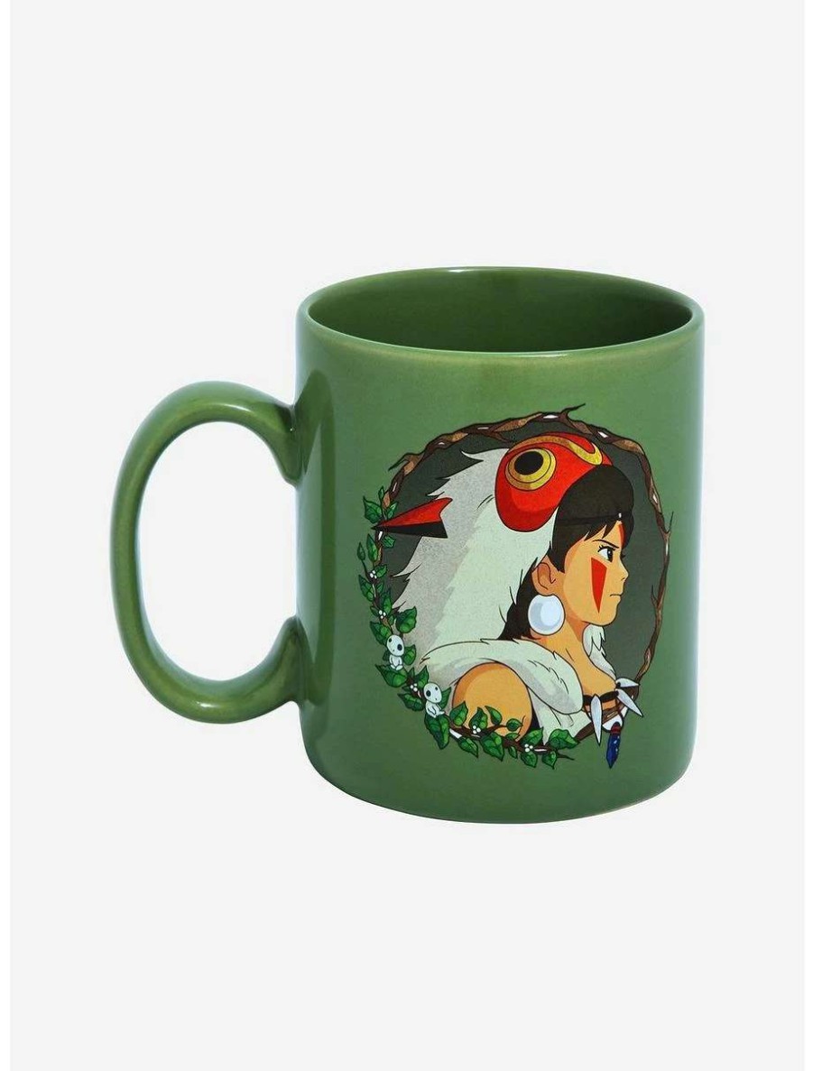 Anime * | Anime Studio Ghibli Princess Mononoke San Profile Mug Boxlunch Exclusive