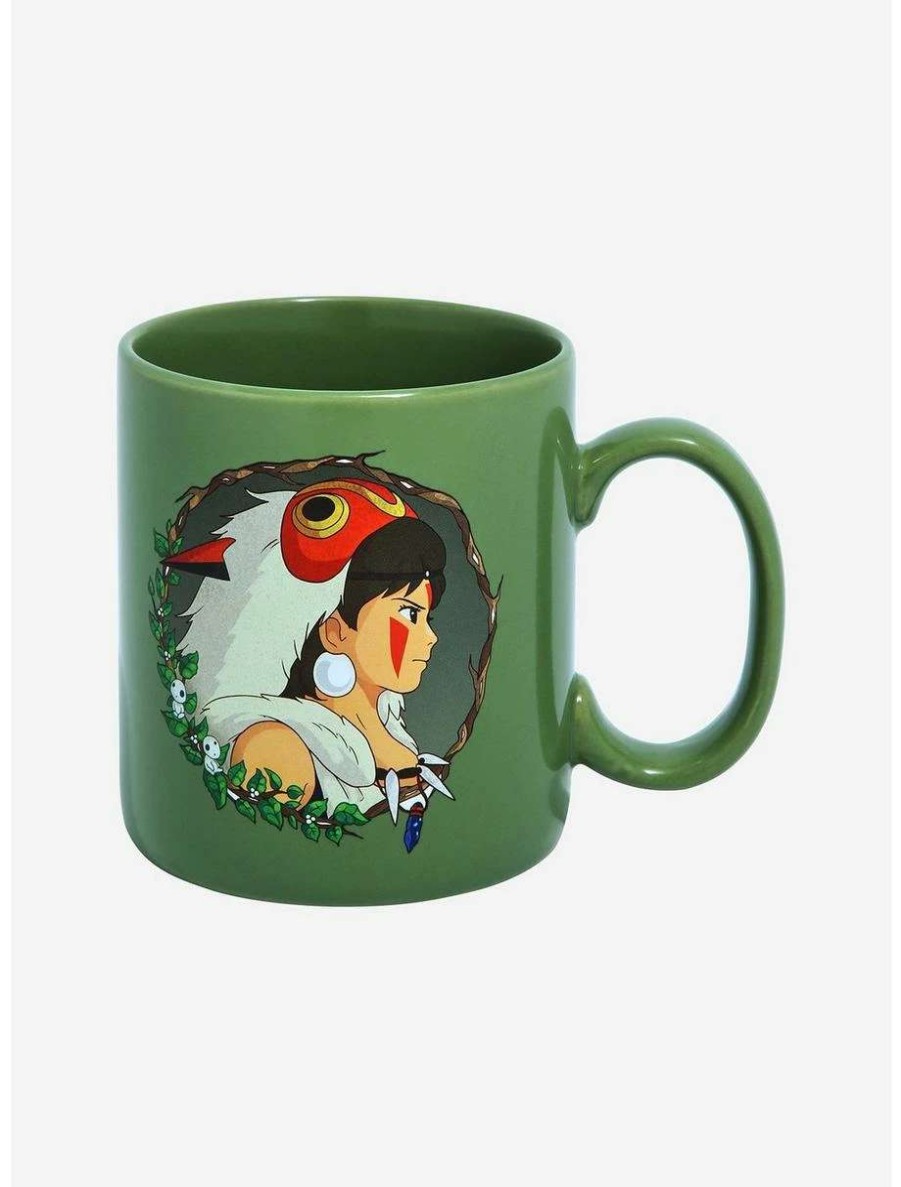 Anime * | Anime Studio Ghibli Princess Mononoke San Profile Mug Boxlunch Exclusive