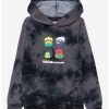 Anime * | Anime Teenage Mutant Ninja Turtles X Naruto Youth Tie-Dye Hoodie Boxlunch Exclusive