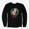 Cartoons * | Cartoons Betty Boop Pudgys Wreath Sweatshirt