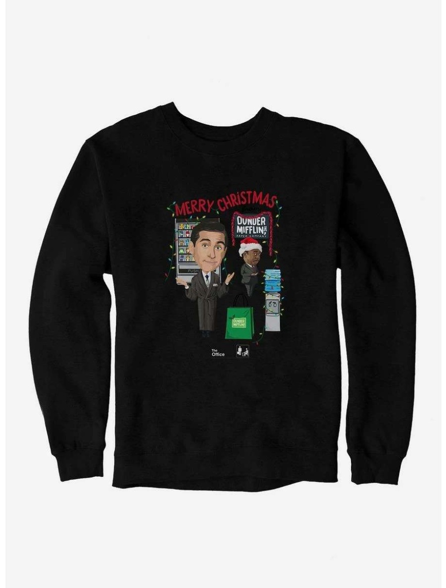 Comedy * | Comedy The Office Dunder Mifflin Christmas Sweatshirt