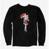 Cartoons * | Cartoons Betty Boop Santa Betty Sweatshirt