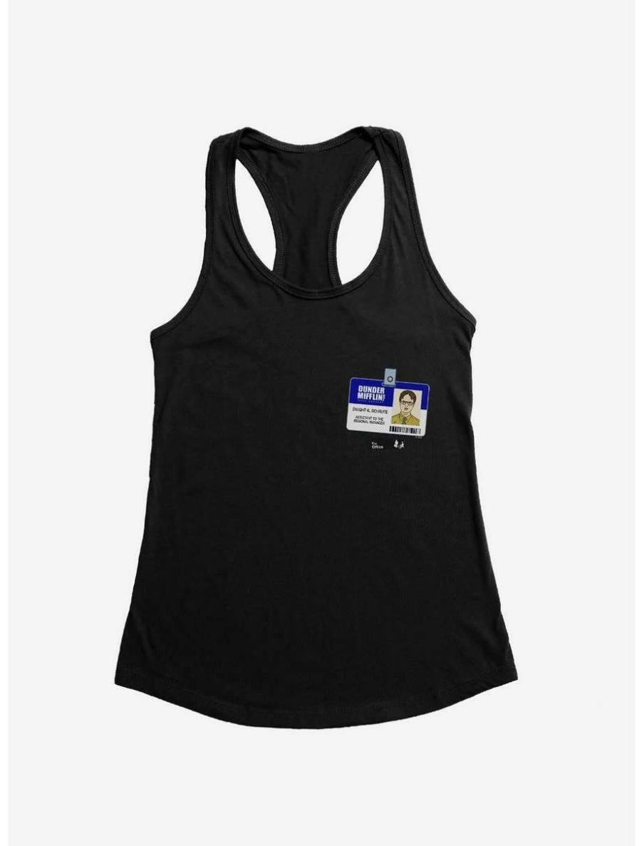 Comedy * | Comedy The Office Dwight Badge Womens Tank Top