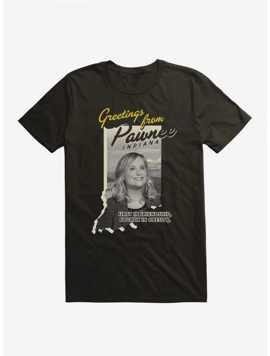 Comedy * | Comedy Parks And Recreation Greetings Pawnee T-Shirt