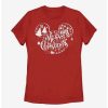 Cartoons * | Cartoons Disney Mickey Mouse Holiday Ears Fill Womens T-Shirt