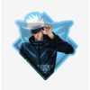 Anime * | Anime Jujutsu Kaisen Satoru Gojo Portrait & Symbol Lenticular Sticker Boxlunch Exclusive