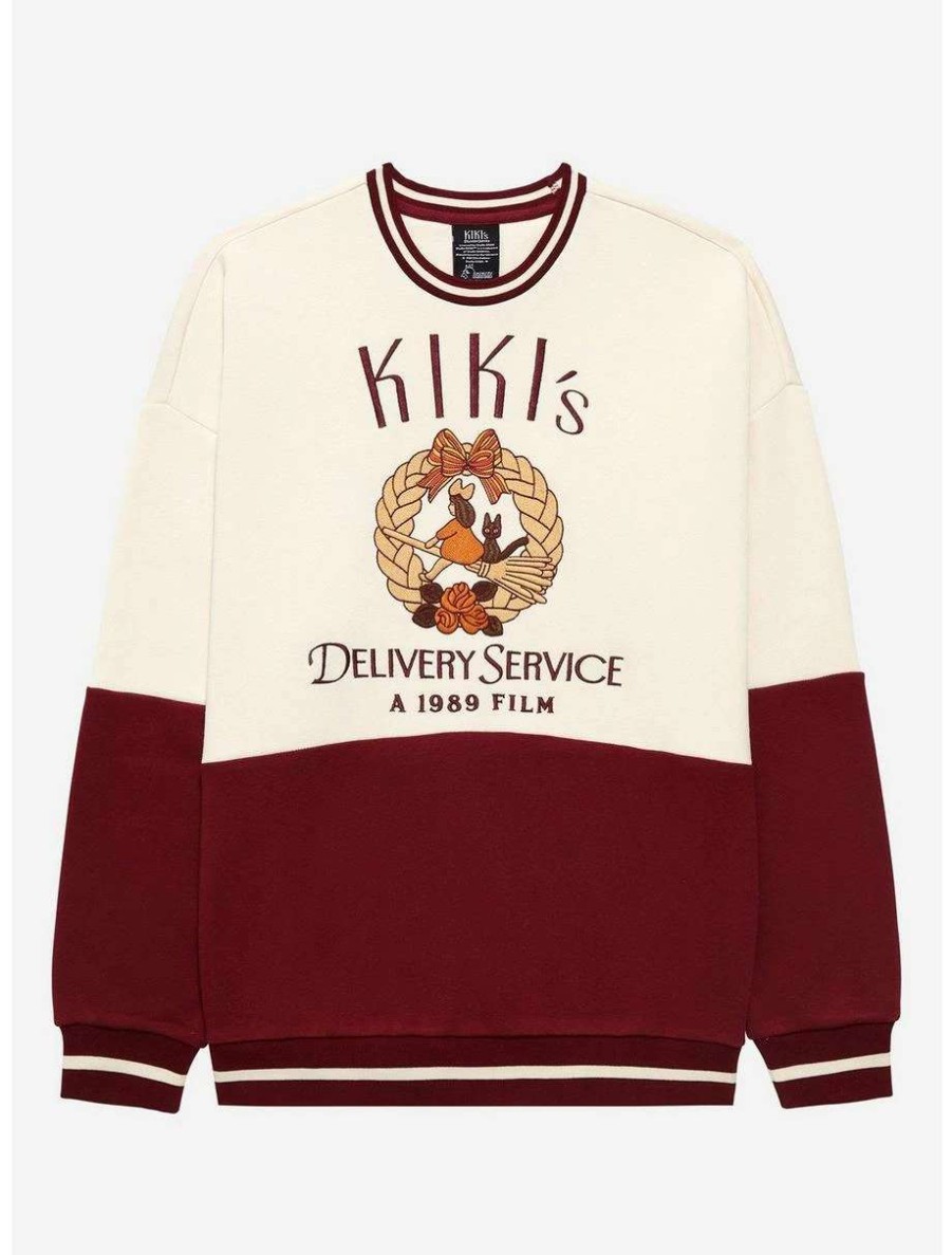 Anime * | Anime Studio Ghibli Kiki'S Delivery Service Panel Crewneck Boxlunch Exclusive