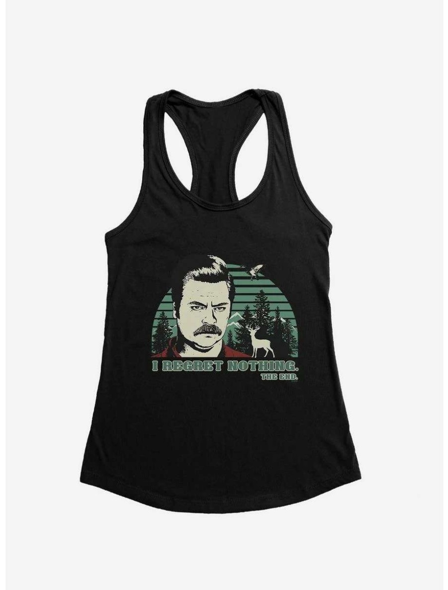 Comedy * | Comedy Parks And Recreation I Regret Nothing Womens Tank Top