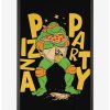 Cartoons * | Cartoons Teenage Mutant Ninja Turtles Michelangelo Pizza Party Framed Poster