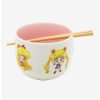 Comedy * | Comedy Sailor Moon Crystal Chibi Sailor Guardians Ramen Bowl With Chopsticks