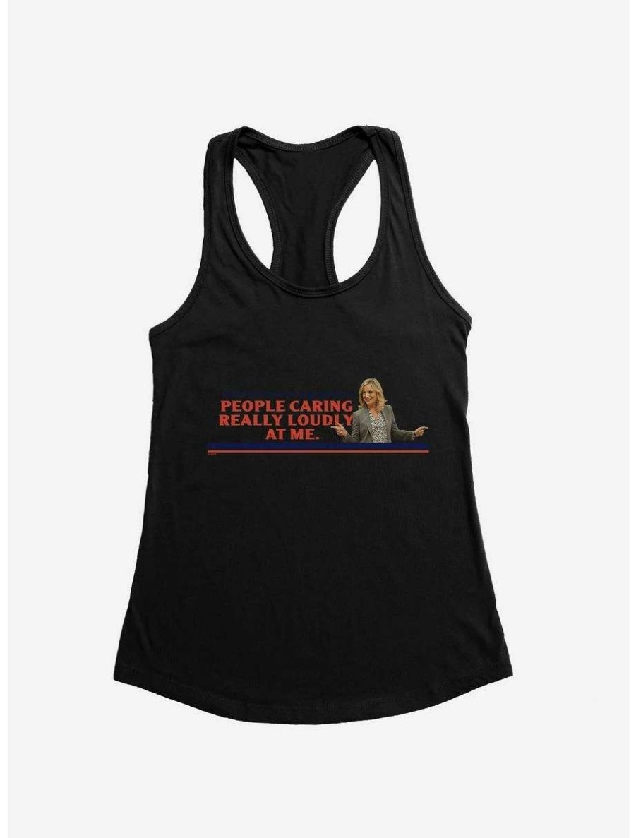 Comedy * | Comedy Parks And Recreation People Caring Loudly Womens Tank Top