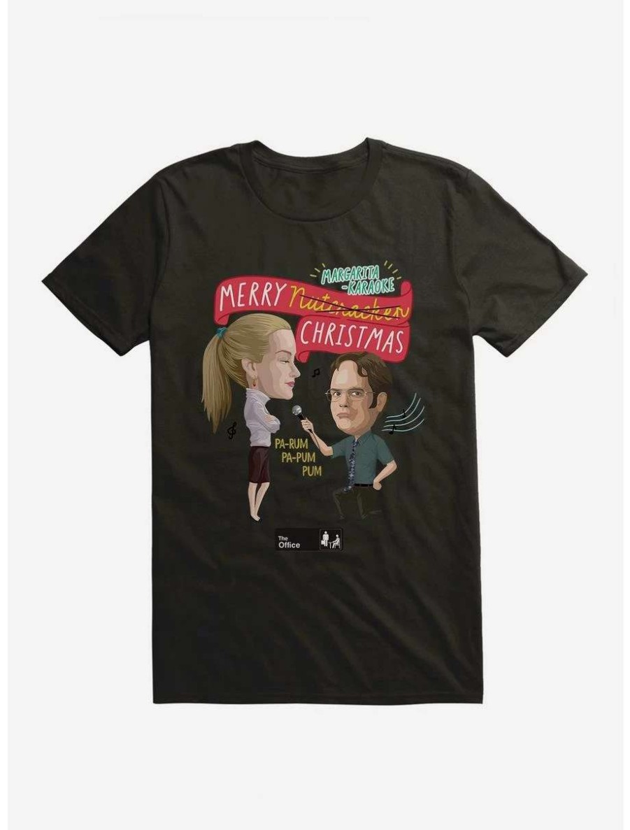 Comedy * | Comedy The Office Margarita-Karaoke Christmas T-Shirt