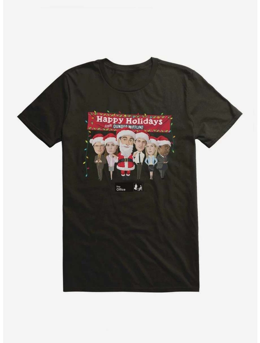 Comedy * | Comedy The Office Happy Holidays T-Shirt