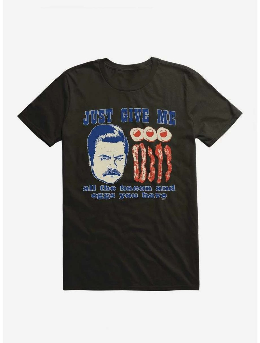 Comedy * | Comedy Parks And Recreation Ron And Breakfast T-Shirt