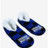 Comedy * | Comedy The Office Dunder Mifflin Logo Slipper Socks Boxlunch Exclusive