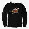 Cartoons * | Cartoons Betty Boop Sleigh Ride Sweatshirt