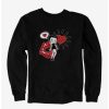 Cartoons * | Cartoons Betty Boop Love On The Brain Sweatshirt