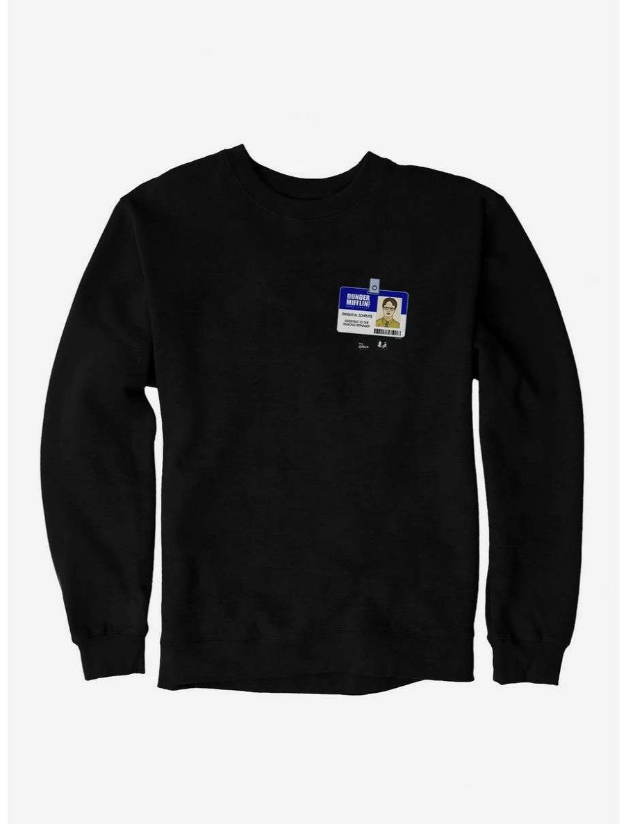 Comedy * | Comedy The Office Dwight Badge Sweatshirt