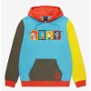 Anime * | Anime Jujutsu Kaisen End Credits Color Block Hoodie Boxlunch Exclusive