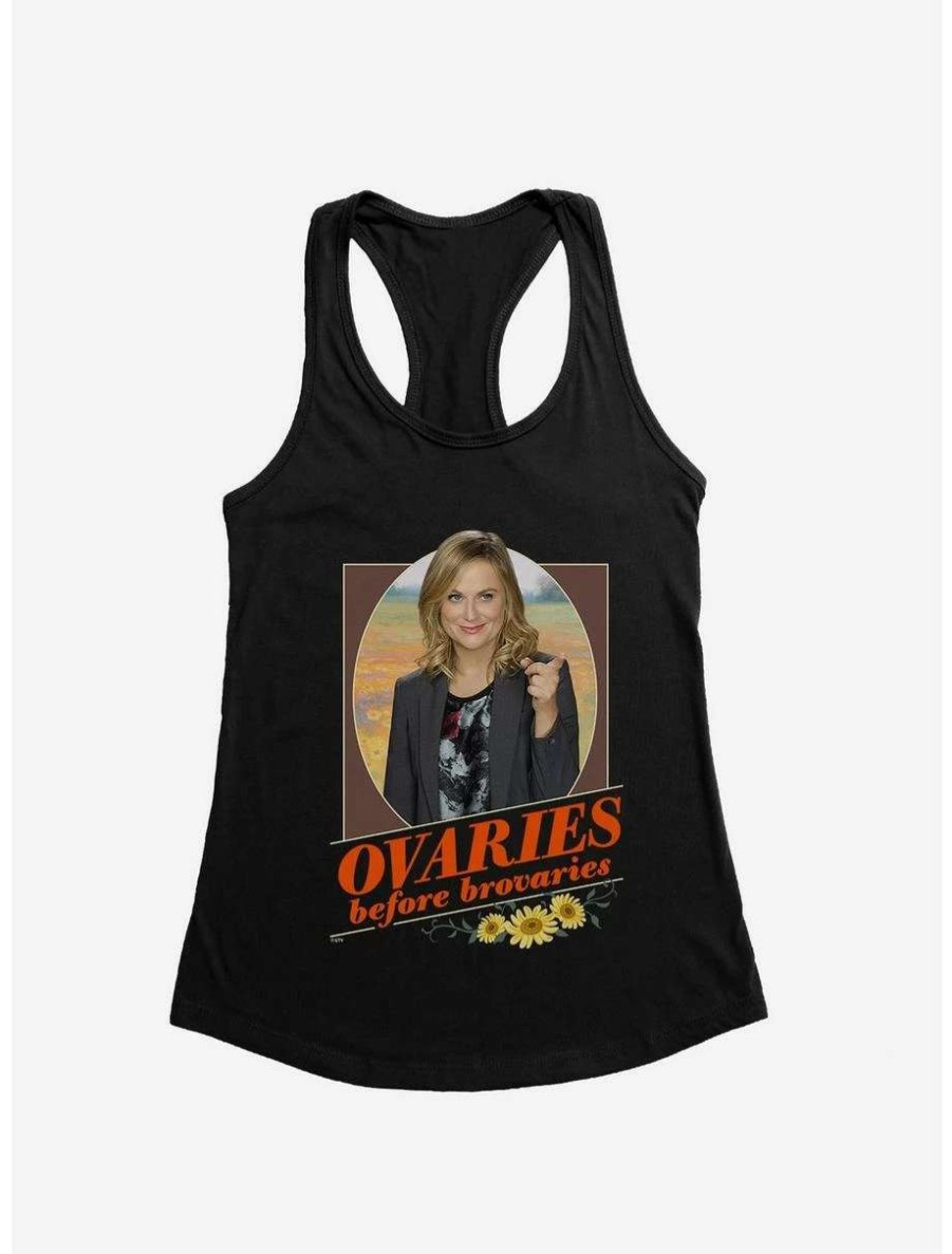 Comedy * | Comedy Parks And Recreation Ovaries Before Brovaries Womens Tank Top