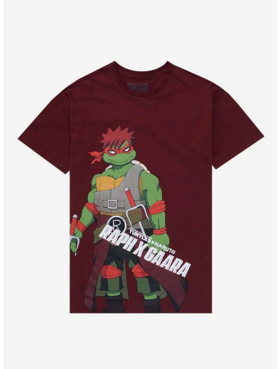 Anime * | Anime Teenage Mutant Ninja Turtles X Naruto Raphael As Gaara T-Shirt Boxlunch Exclusive